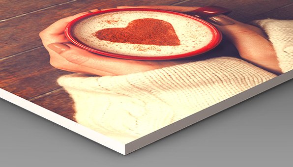 Flatlay - pvc deska - dřevěná prkna 