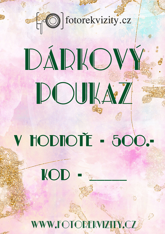 Dárkový poukaz 500