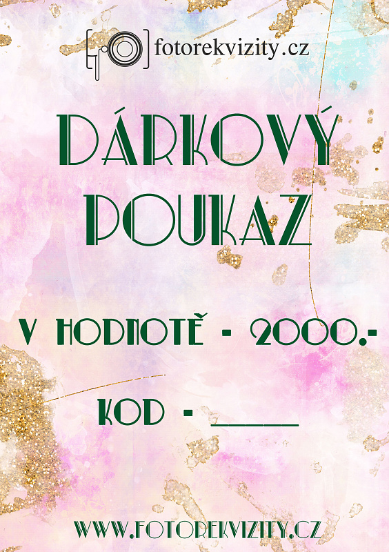 Dárkový poukaz 2000 elektronicky