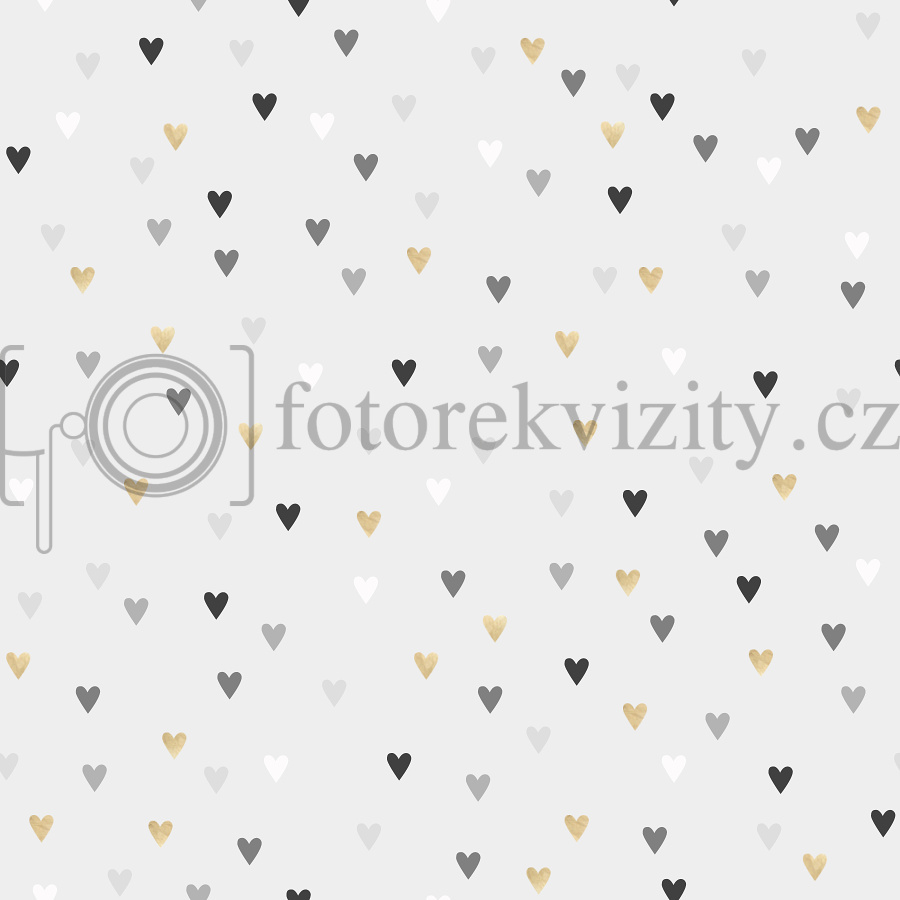 Vinylové fotopozadí - jemné srdce