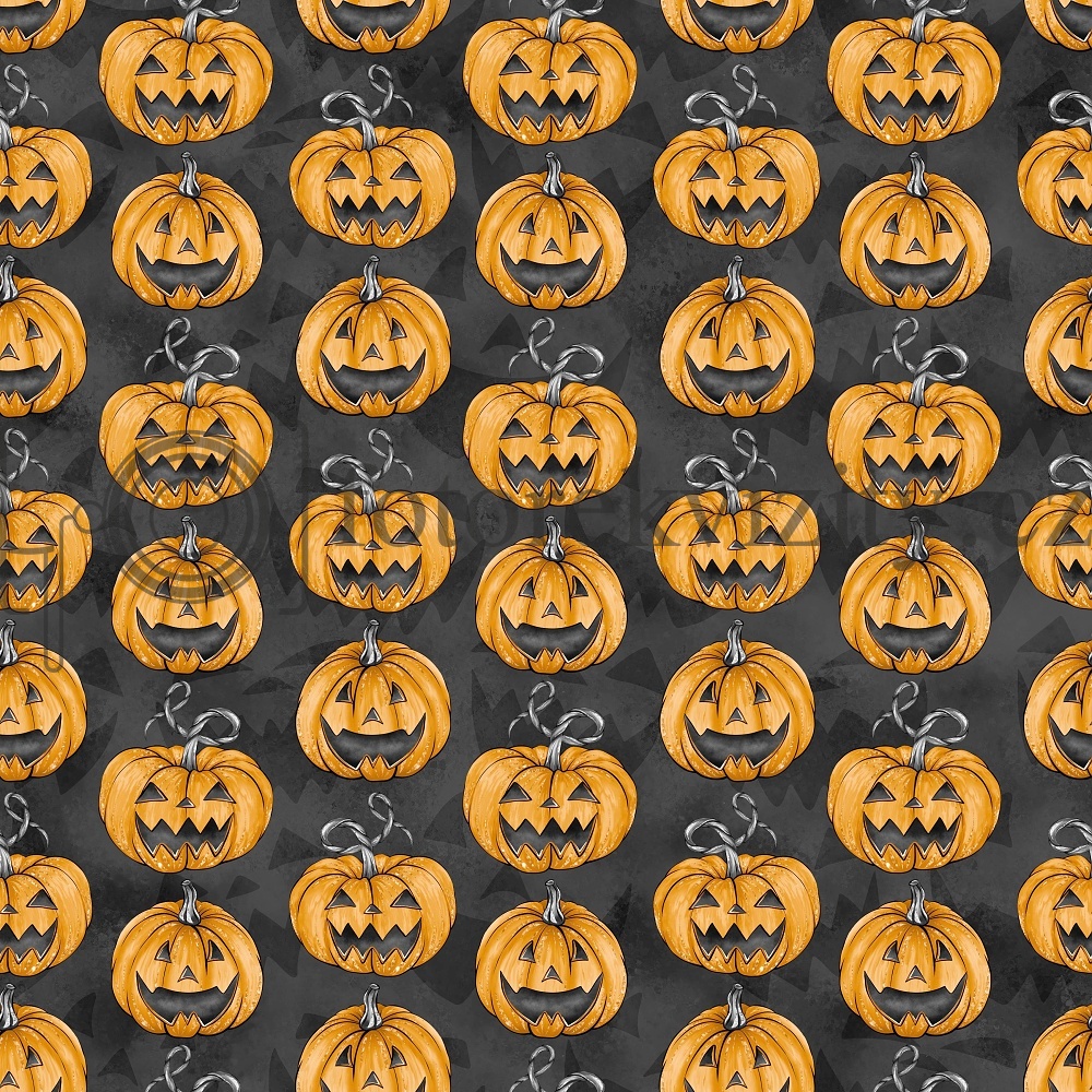 Vinylové fotopozadí - dýně, halloween