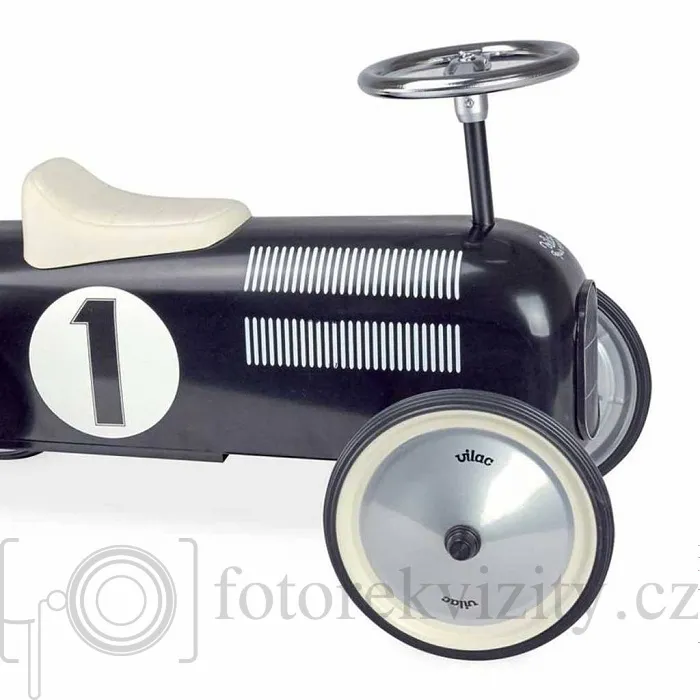 Historické závodní auto - černé