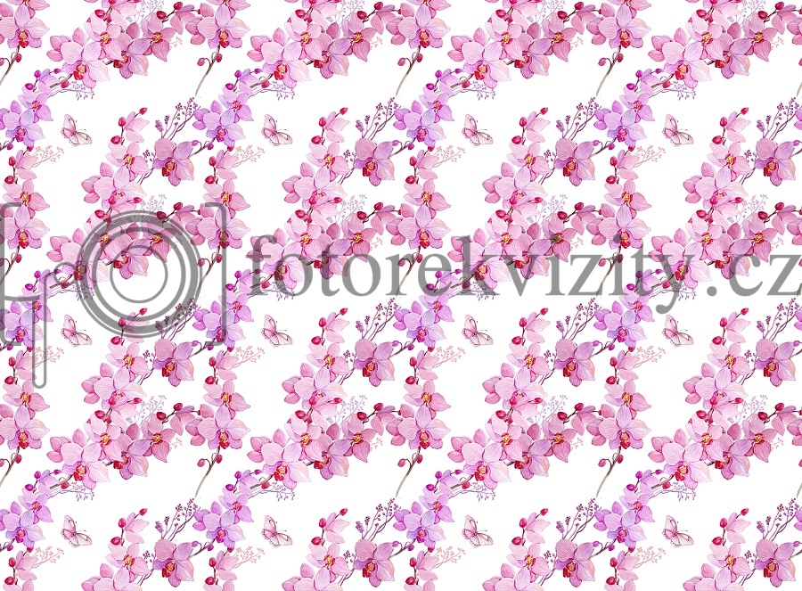 Vinylové fotopozadí - Květy, jaro, orchidej