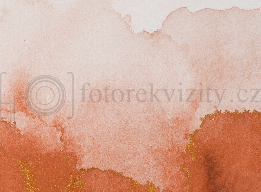 Vinylové fotopozadí -  jemné, akvarel, zlaté