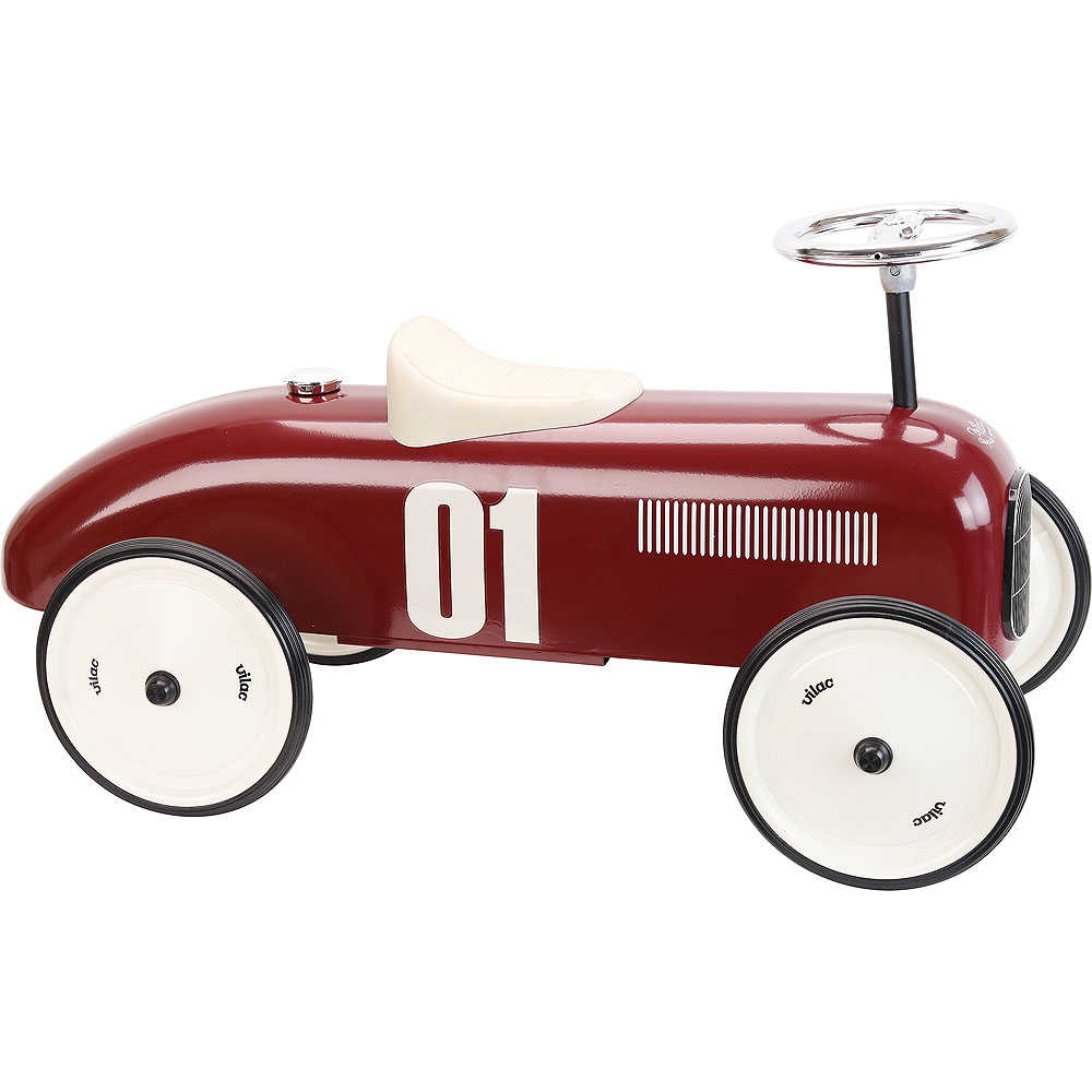 Historické závodní auto - bordó