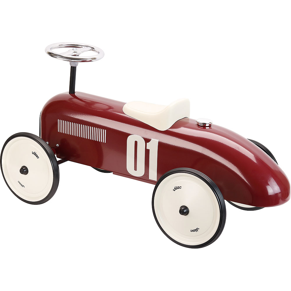 Historické závodní auto - bordó