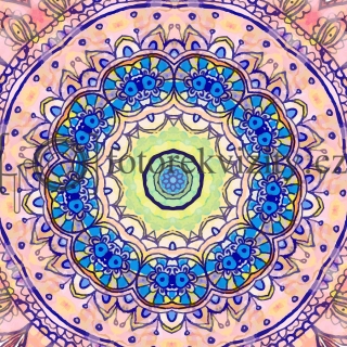 Vinylové fotopozadí - mandala