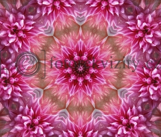 Vinylové fotopozadí - mandala