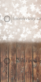 Spojené fotopozadí + fotopodlaha - hvězdičky, vánoce, s texturou