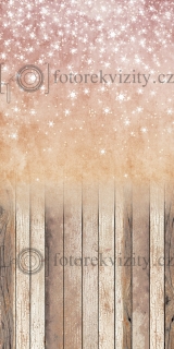 Spojené fotopozadí + fotopodlaha - vločky, textura, vánoční, zimní