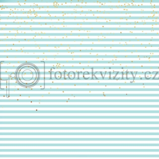 Vinylové fotopozadí - pruhy, zlaté glitry