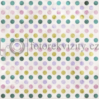 Vinylové fotopozadí - barevné puntíky, textura