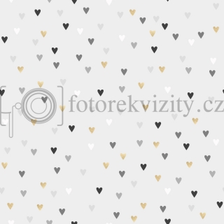 Vinylové fotopozadí - jemné srdce