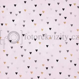 Vinylové fotopozadí - jemné srdce