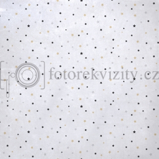 Vinylové fotopozadí - jemné hvězdy s texturou, star