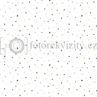 Vinylové fotopozadí - jemné hvězdy s texturou, star
