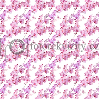 Vinylové fotopozadí - Květy, jaro, orchidej