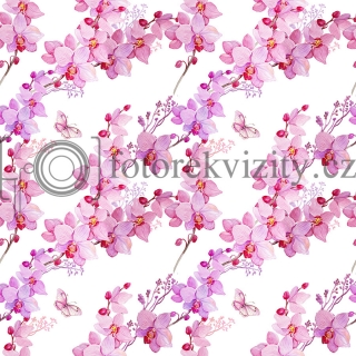 Vinylové fotopozadí - Květy, jaro, orchidej