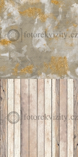 Spojené fotopozadí + fotopodlaha - dřevěná podlaha, jemné pozadí s texturou