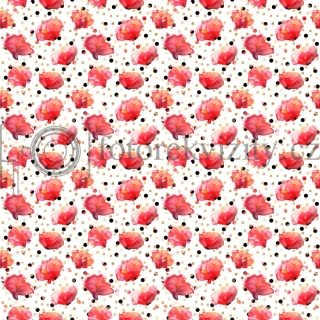 Vinylové fotopozadí - pruhy, zlaté puntíky