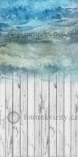 Spojené fotopozadí + fotopodlaha - dřevěná podlaha, pozadí stará zeď