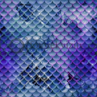 Vinylové fotopozadí - mořská panna, glitry 