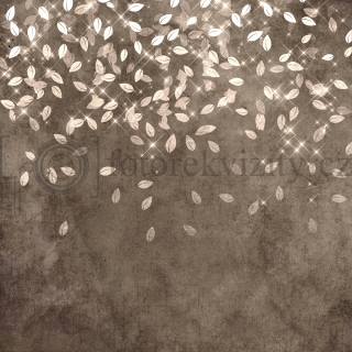 Vinylové fotopozadí - podzim, padající listí, textura