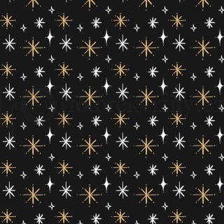 Vinylové fotopozadí - hvězdy, zlaté, vánoční