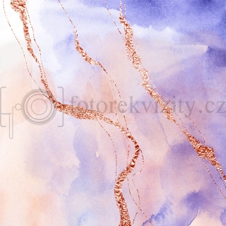 Vinylové fotopozadí - jemné, barevné, zlaté, akvarel