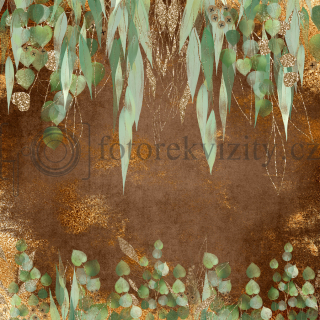 Vinylové fotopozadí - textura, větvičky, listí