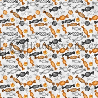 Vinylové fotopozadí - bonbon, halloween