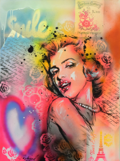 Marilyn Monroe Pop Art - Petr Polášek - 60x80cm
