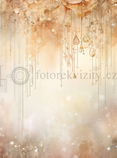 Vinylové fotopozadí - medové korálky