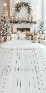 Spojené fotopozadí - vánoční, bílé