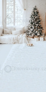 Spojené fotopozadí - vánoční, bílé